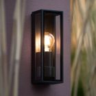 Candeeiro para exterior moderno preto, Dukan, IP65