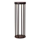 Candeeiro de pé exterior solar moderno preto, Jackson, 2W, LED 2700K, IP65, regulável em 3 níveis