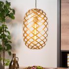 Candeeiro suspenso moderno dourado, Wolfram