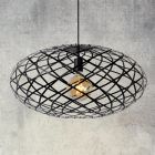Candeeiro suspenso moderno preto, Wolfram