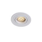 Foco de encastrar moderno branco, Tube