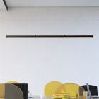 Candeeiro suspenso moderno preto, Sigma, 30W, LED 2700K