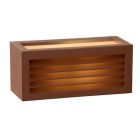 Candeeiro para exterior moderno cor de ferrugem, Dimo, IP54