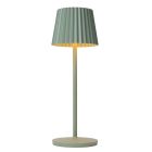 Candeeiro de mesa exterior rústico verde, Justine, 2W, LED 2700K, IP54, com dimmer tátil
