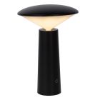 Candeeiro de mesa exterior moderno preto, Jive, 4W, LED ajustável de branco quente a branco frio, IP44, com interruptor