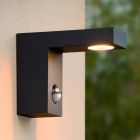 Candeeiro de parede exterior com sensor de movimento moderno antracite, Texas, 6W, LED 3000K, IP54