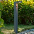 Candeeiro de pé exterior com sensor de movimento moderno antracite, Texas, 6W, LED 3000K, IP54