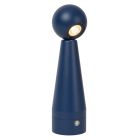 Candeeiro de mesa recarregável moderno azul, Ipsos, 3W, LED dim to warm, com dimmer tátil