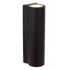 Candeeiro up down moderno preto, Akra, 6W, LED 3000K, IP54