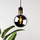Candeeiro suspenso vintage cinzento, Julius