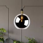 Candeeiro suspenso vintage cinzento, Julius