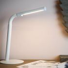 Candeeiro de secretaria moderno branco, Gilly, 3W, LED 2700K, com interruptor