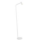 Candeeiro de pé recarregável moderno branco, Stirling, 3W, LED 2700K, com dimmer tátil
