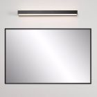 Candeeiro de parede para casa de banho moderno preto, Alexa, 8W, LED 3000K, IP44