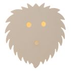 Candeeiro de parede quarto infantil moderno bege, Charlie, 5W, LED dim to warm, com dimmer tátil