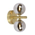 Aplique de parede retrô dourado, Tycho