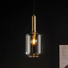 Candeeiro suspenso moderno cinzento, Joanet