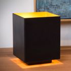 Candeeiro de mesa moderno preto, Suzy, com interruptor