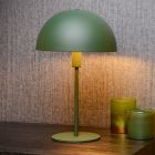 Candeeiro de mesa moderno verde, Siemon, com interruptor