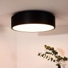 Plafon moderno preto, Talowe, 30W, LED 3000K
