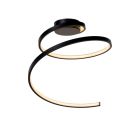 Plafon moderno preto, Maxence, 24W, LED 3000K