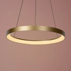 Candeeiro suspenso moderno latão, Vidal, 48W, LED 2700K