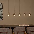 Candeeiro suspenso moderno cinzento, Tamino, 5,6W, LED 3000K