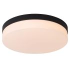 Candeeiro de teto para casa de banho de plástico preto, Biskit, 24W, LED 2700K, IP44