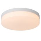 Candeeiro de teto para casa de banho de plástico branco, Biskit, 24W, LED 2700K, IP44