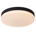 Candeeiro de teto para casa de banho de plástico preto, Biskit, 36W, LED 2700K, IP44