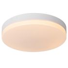 Candeeiro de teto para casa de banho de plástico branco, Biskit, 36W, LED 2700K, IP44