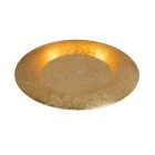 Plafon moderno dourado, Foskal, 12W, LED 2700K