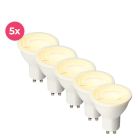 Lâmpada LED GU10, 3W branco quente