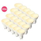 Pacote com 20 spots de LED GU10 brancos Antonie, 3W, 2700K