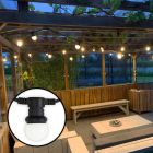 Cordão de luzes de 60 metros com 120 lâmpadas brancas leitosas.