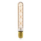 Luminária LED funcional de vidro âmbar, Amstel
