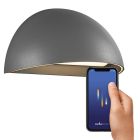 Candeeiro exterior inteligente moderno cinzento, Arcus Smart, 9,5W, LED 2700K, IP54