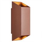 Candeeiro para exterior moderno cor de ferrugem, Nico, IP54