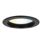 Downlight de alumínio preto, Otmar, 12W, LED white switch, IP22