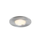 Foco de encastrar pequenos de alumínio prateado, Philomena, 3,4W, LED 2700K, IP44