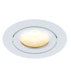 Foco de encastrar de alumínio branco, Wimke, 5W, LED 2700K, IP44