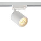 Refletor de trilho trifásico branco Jayla, 10W, 4000K, Pro