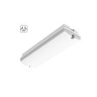 Candeeiro para escadarias de plástico branco, Pedram, 4W, LED ajustável de branco quente a branco frio, IP66