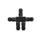 Conector de 3 pinos e 5 vias, IP68