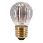 Lâmpada LED E27 dimerizável com vidro fumê, 2W, 2000K