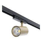 Refletor trifásico em latão Rozina, 10W/20W/30W, interruptor branco, dimerizável, Pro