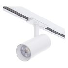 Refletor monofásico branco para trilho de alumínio, Enno, 10W, LED com interruptor branco