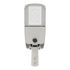 Luminária de rua Balou, em alumínio cinza, 90W, LED com interruptor branco, IP66
