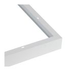 Moldura de encaixe branca para montagem em superfície, 30x120
