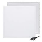 Painel LED 62x62 - 30W - interruptor branco - UGR<19 - retroiluminado